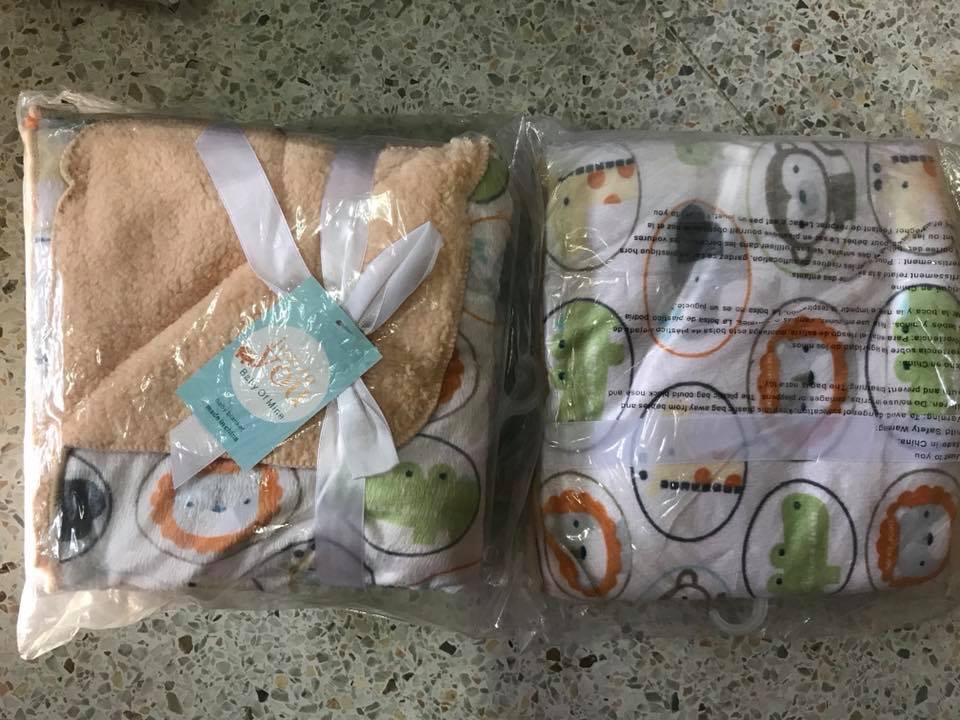 ผ้าห่มเด็กกำมะหยี่ขนแกะ