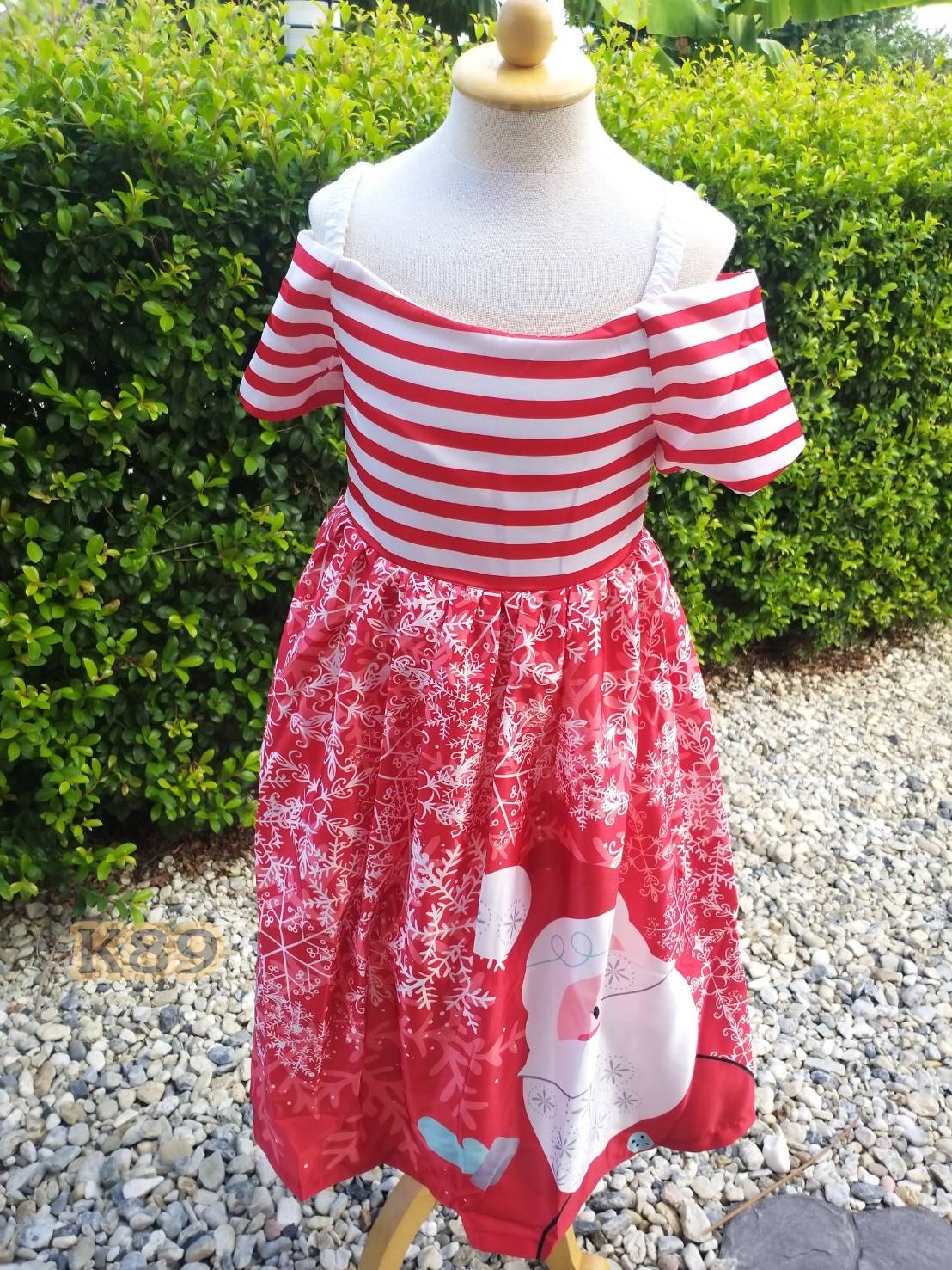 เดรสคริสต์มาส สำหรับเด็กอายุ 4 ถึง 15 ปี