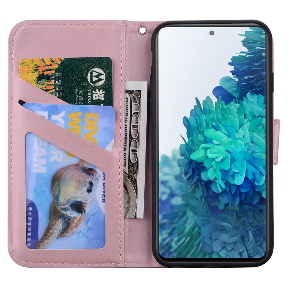 Case Samsung Galaxy A72 / A72 5G #เคสฝาพับหนัง PU ลายการ์ตูน Fashion Cartoon Animals Flip Case Texture Leather Wallet