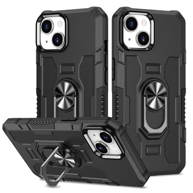 เคส iPhone 14 plus #เคสฝาหลัง Hybrid TPU+PC มีแหวนสวมนิ้ว
