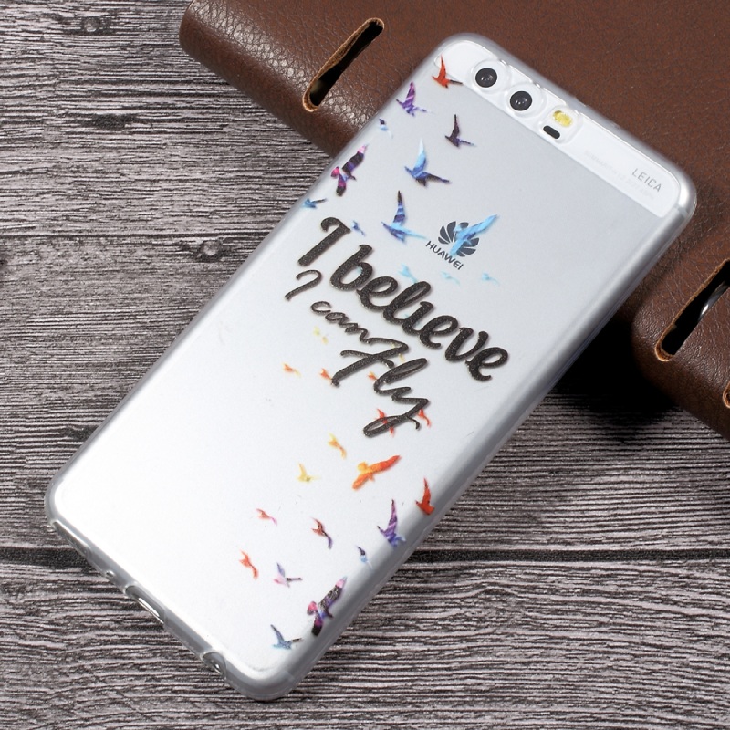 เคส Huawei P10 Plus #เคสฝาหลังแบบ TPU ใสพิมพ์ลายทันสมัย