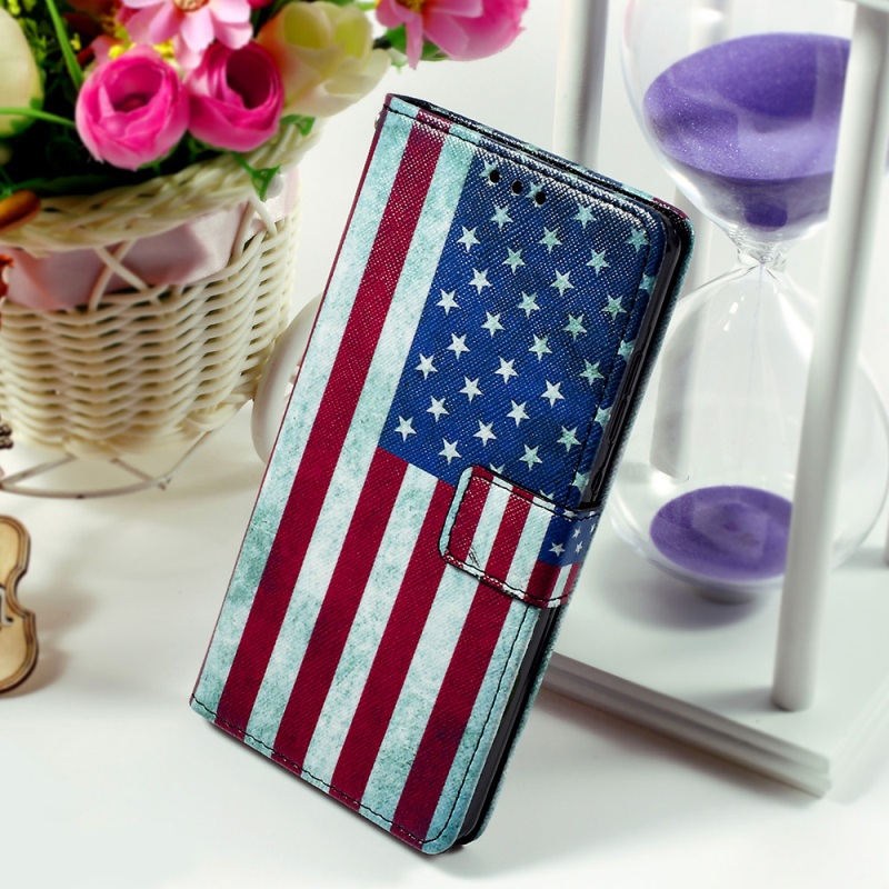 Case Huawei P8 Lite เคสหนัง PU ฝาพับสไตล์กระเป๋าสตางค์ สวยงามทันสมัย