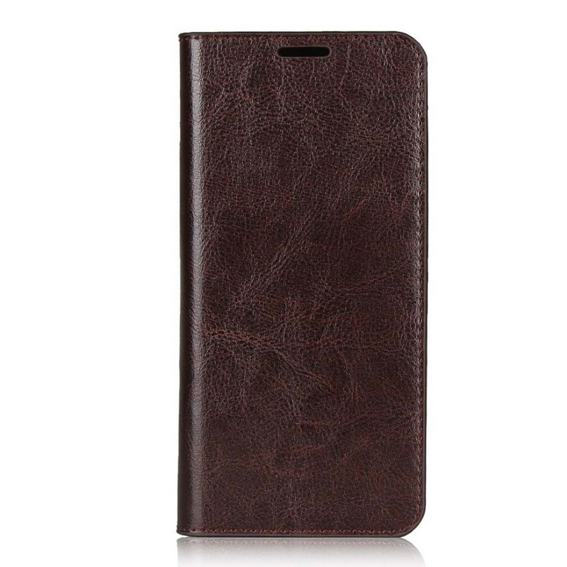 Case Xiaomi Mi Note 10 Lite #เคสฝาพับแบบกระเป๋าสตางค์คุณภาพดี Crazy Horse Genuine Leather Cover