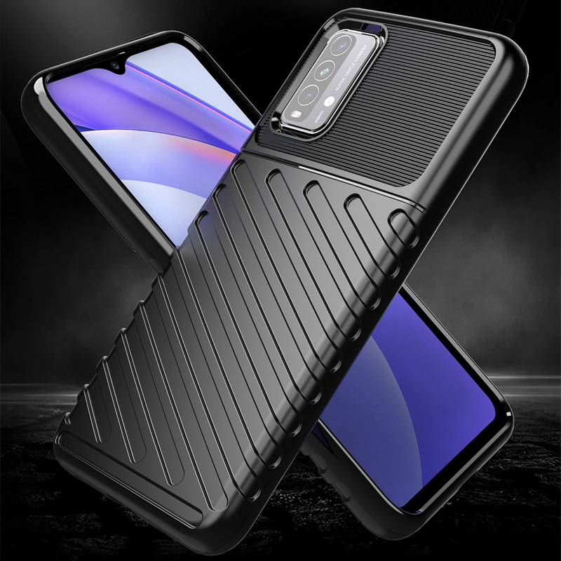 เคส Redmi 9T #เคสฝาหลัง TPU อ่อน Thunder Series Twill Texture Soft TPU