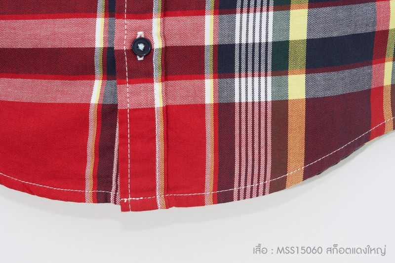 เสื้อลายสก็อตแดงใหญ่ เด็ก 1 ถึง 4 ขวบ