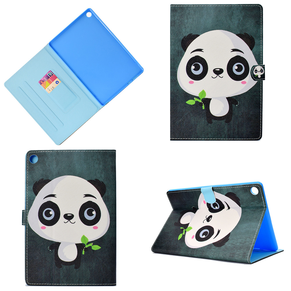 Case Huawei MediaPad M5 Pro 10.8 นิ้ว #เคสฝาพับหนัง PU พิมพ์ลาย Pattern Printing Leather Card Holder Case