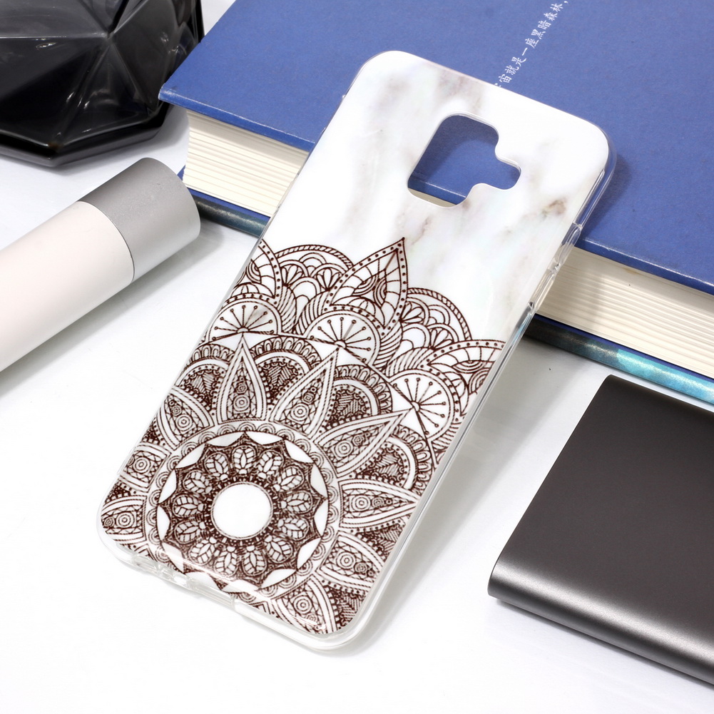 Case Samsung Galaxy A6 (2018) #เคสฝาหลัง TPU นิ่มพิมพ์ลายรูปแบบลายหินอ่อน