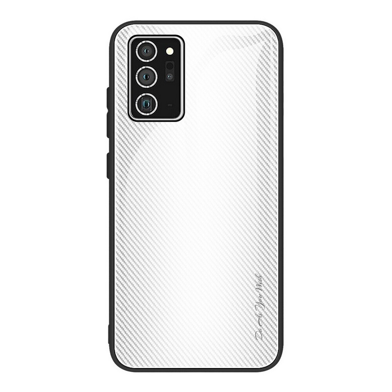 Case Samsung Galaxy Note 20 Ultra / Note 20 Ultra 5G #เคสฝาหลังด้านหลังผิวกระจกนิรภัยไล่ระดับสีขอบนิ่ม Gradient Tempered Glass Back + Soft TPU Edge