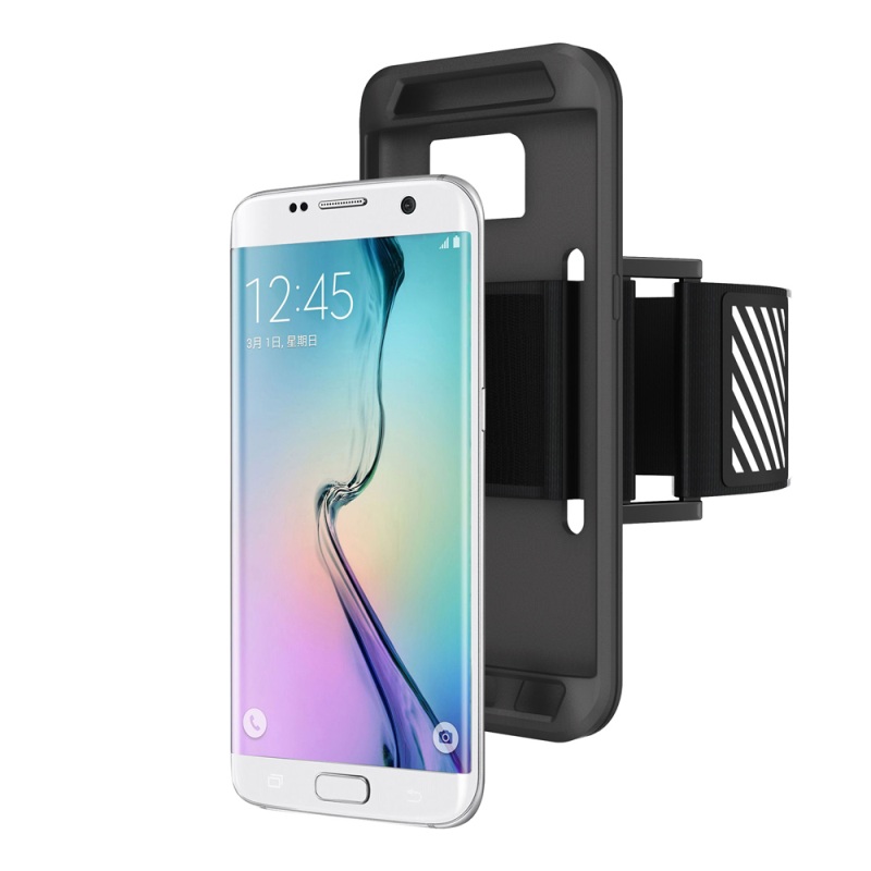 เคส S7 Edge ซิลิโคนเชลล์กีฬามีสายรัดแขน สีสันสวยงามทันสมัย