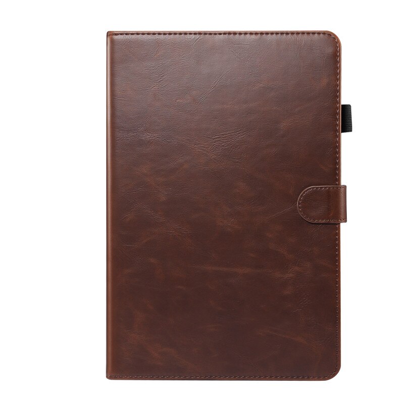 เคส Samsung Galaxy Tab S6 Lite 10.4 SM-P610 SM-P615 SM-P617 #เคสฝาพับหนัง PU ผิวหนังม้า Crazy Horse Texture PU Leather Wallet