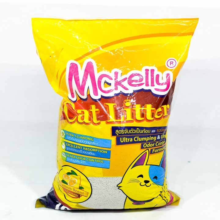 ทรายแมว แมคแคลลี่ mckelly Ostech 5 ลิตร เลมอน