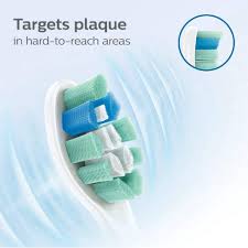 Philips® Sonicare C2 Optimal Plaque Control Toothbrush Head Model HX9023/65 ฟิลิปส์ หัวแปรงสีฟันไฟฟ้าโซนิค แพ็ก 3 ชิ้น หัวแปรงเปลี่ยนแปรงไฟฟ้า รีฟิวหัวแปรง แปรงได้ลึกทุกซอกทุกมุม นุ่มนวล สะอาดกว่าแปรงทั่วไป