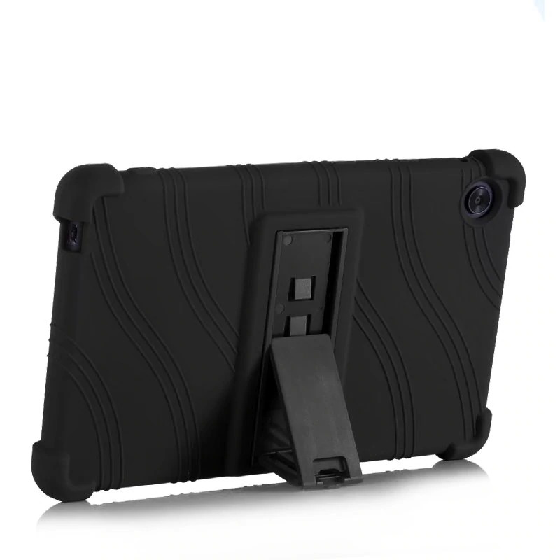 เคส Huawei MatePad T8 8 นิ้ว #เคสฝาหลังซิลิโคนนิ่มมีขาตั้ง Soft Silicone Case Back Cover with Stand