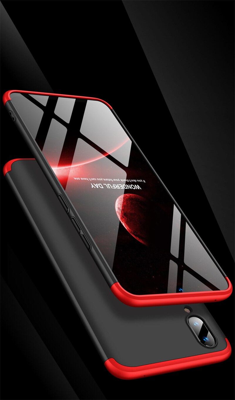 Case vivo V11 / V11 Pro #เคสฝาหลังพลาสติกแข็ง Detachable All-wrapped Matte แยกชิ้นได้