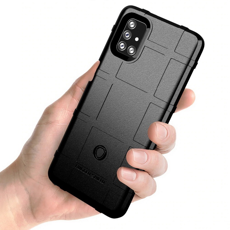 เคส Samsung Galaxy M51 #เคสฝาหลัง Rugged Shield Series Soft Silicone Shock Absorption Matte กันกระแทก