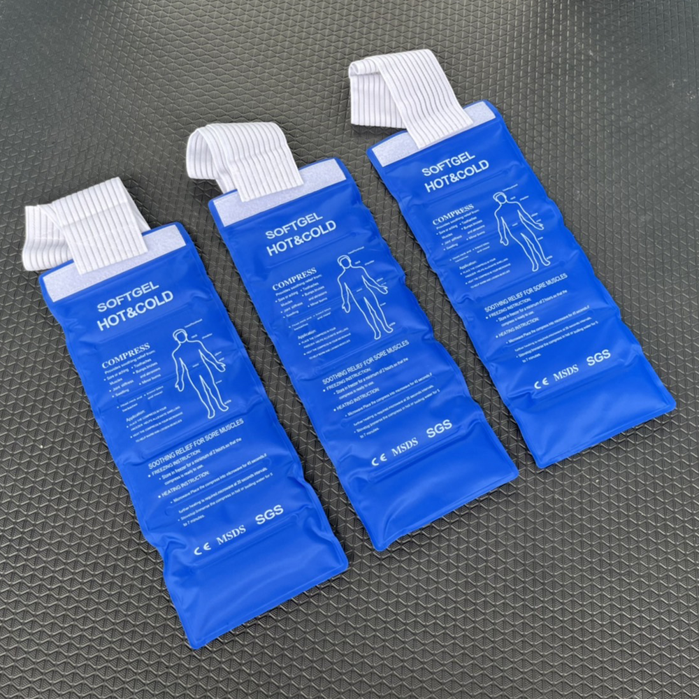 เจลประคบร้อนเย็น มีสายรัด ขนาด 17 X 45 cm (ZZ2)