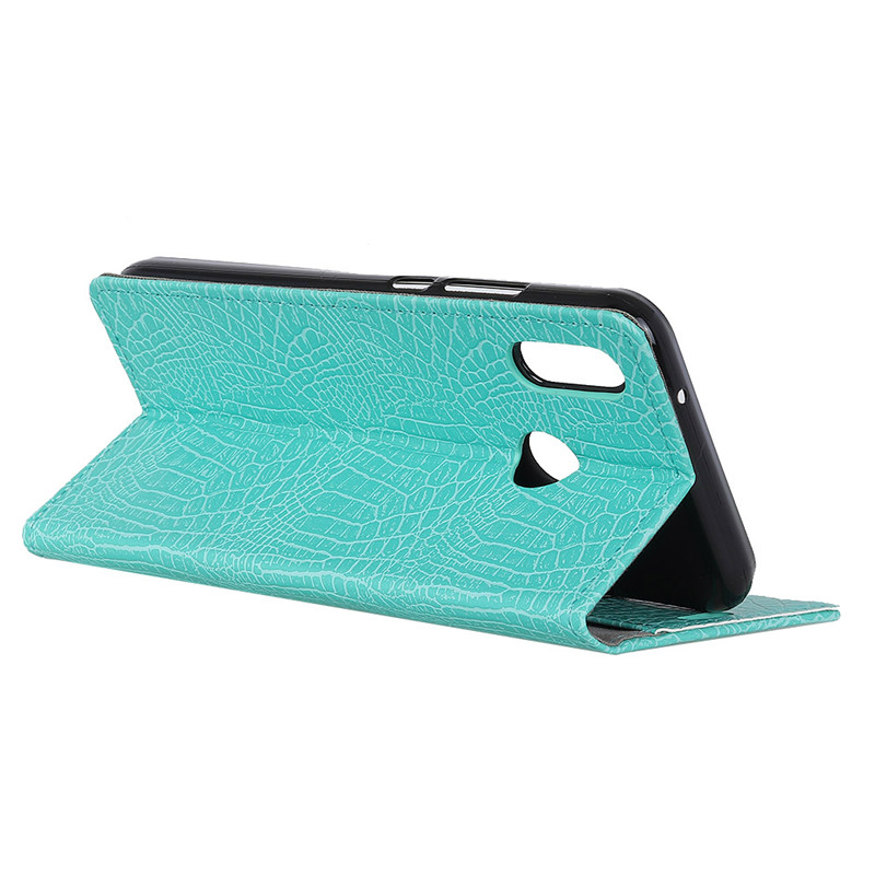 Case Asus Zenfone 5 ZE620KL / 5z ZS620KL #เคสฝาพับแบบกระเป๋าสตางค์หนัง PU ลายผิวหนังจระเข้