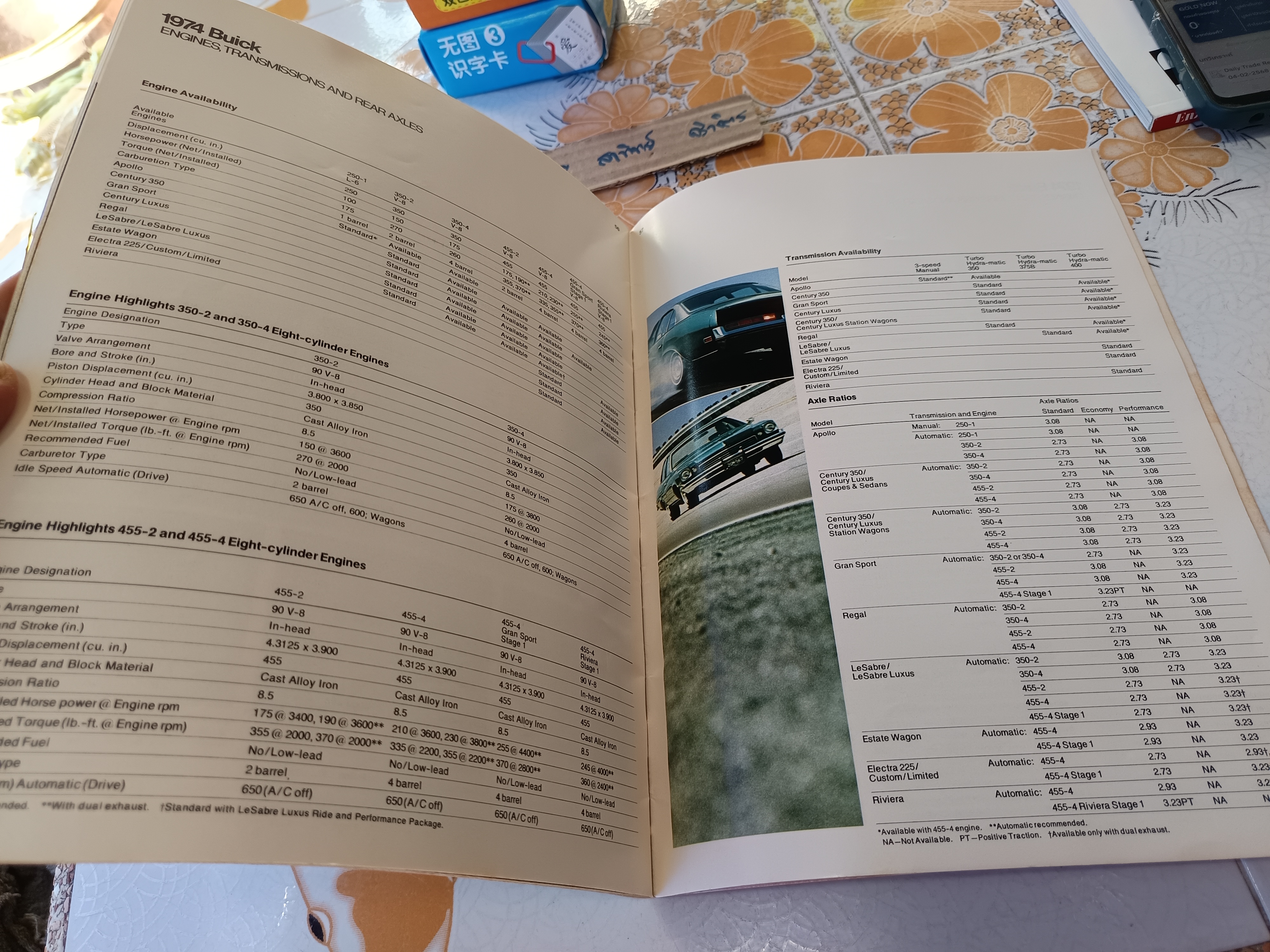 1974 Buick : A Comprehensive Buyers Guide โบรชัวร์การขาย Buick ปี 1974 Century