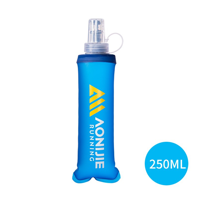 ขวดน้ำแบบนิ่ม TPU พับเก็บได้ Aonijie ขนาด 250ml, 500ml สำหรับวิ่ง Half, Full Marathon (L24)