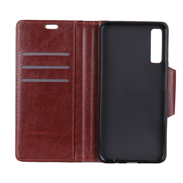 Case Samsung Galaxy A7 (2018) A750 #เคสฝาพับหนัง PU แบบกระเป๋าสตางค์ Textured PU Leather Wallet