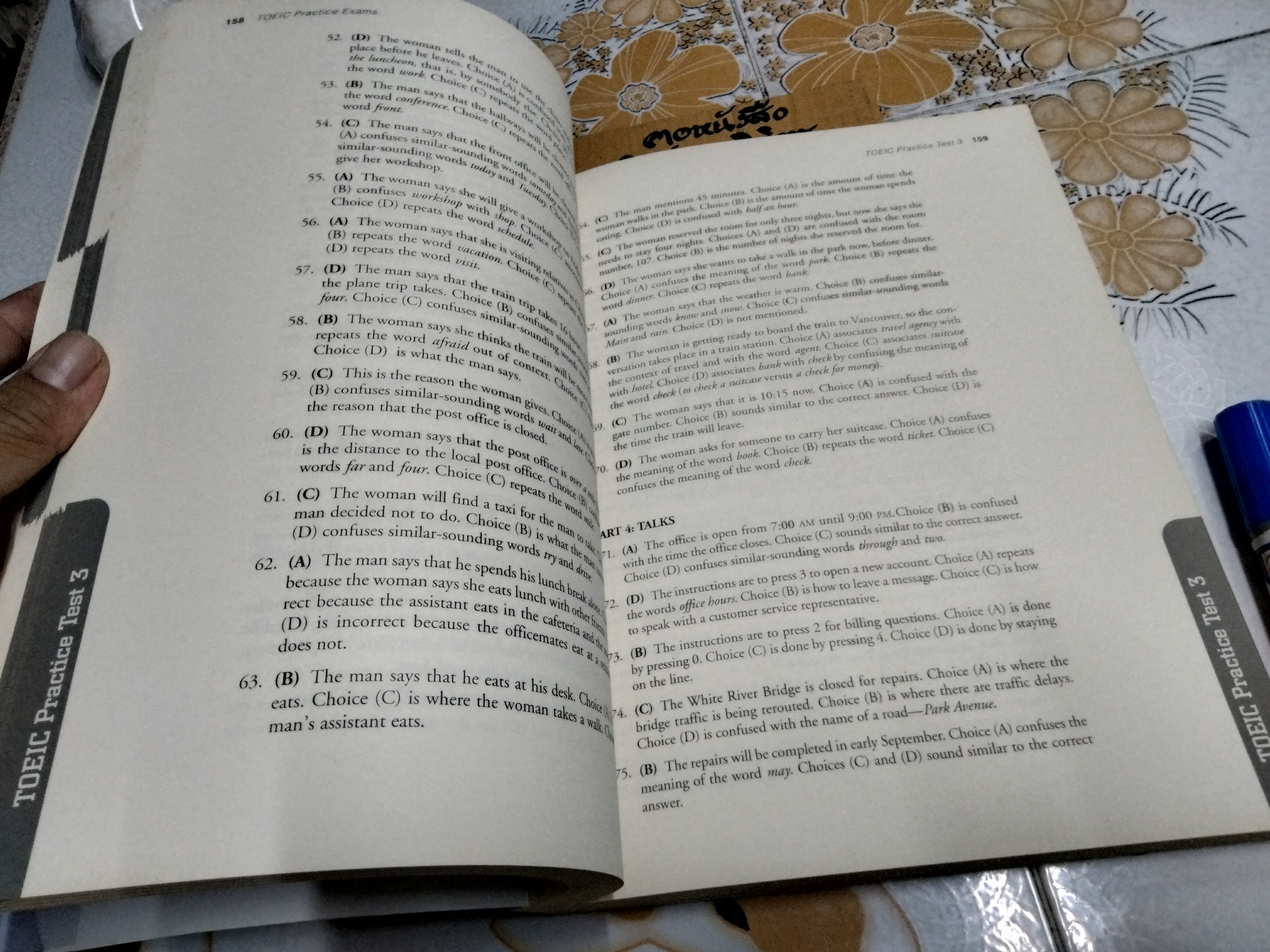 BARRON'S TOEIC PRACTICE EXAMS + MP3. (ไม่มีเขียน) **สินค้าหมด**