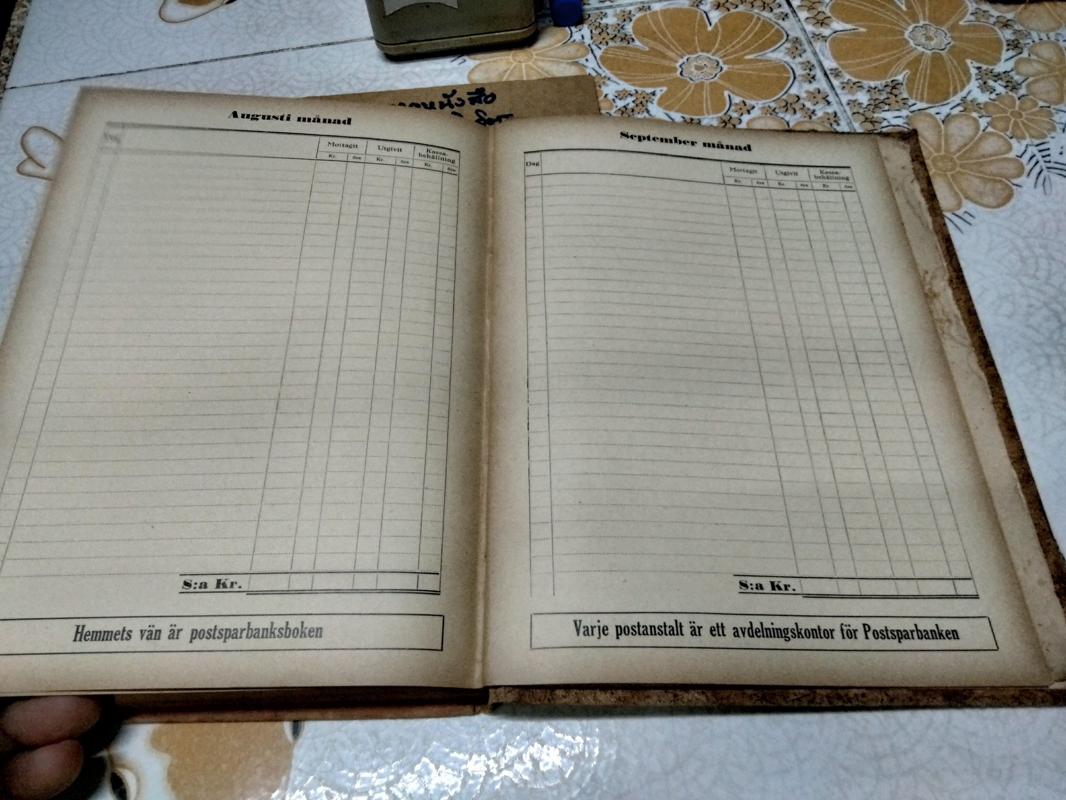 Husmoderns Köksalmanack Ideal almanackan, 1936 หนังสือแม่บ้านการเรือน ฉบับภาษาสวีเดน พิมพ์ พ.ศ. 2479 **สินค้าหมด**