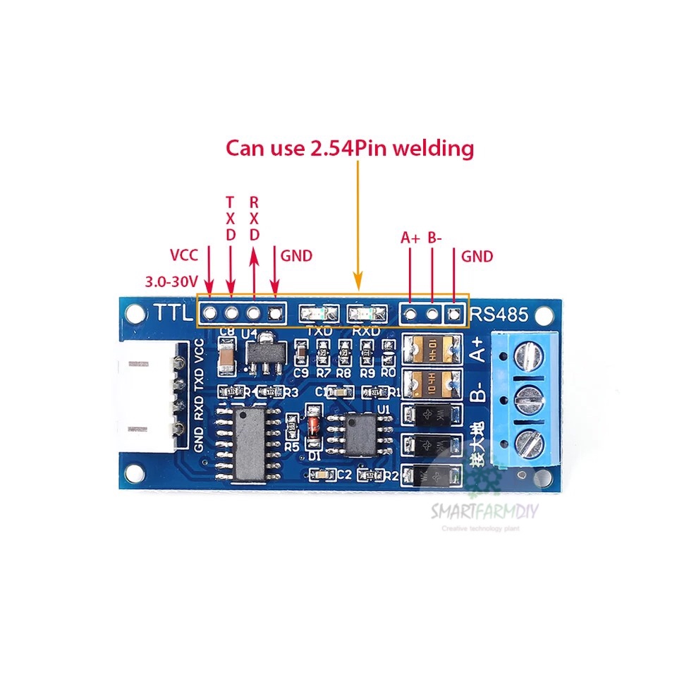 TTL to RS485 For Arduino USB