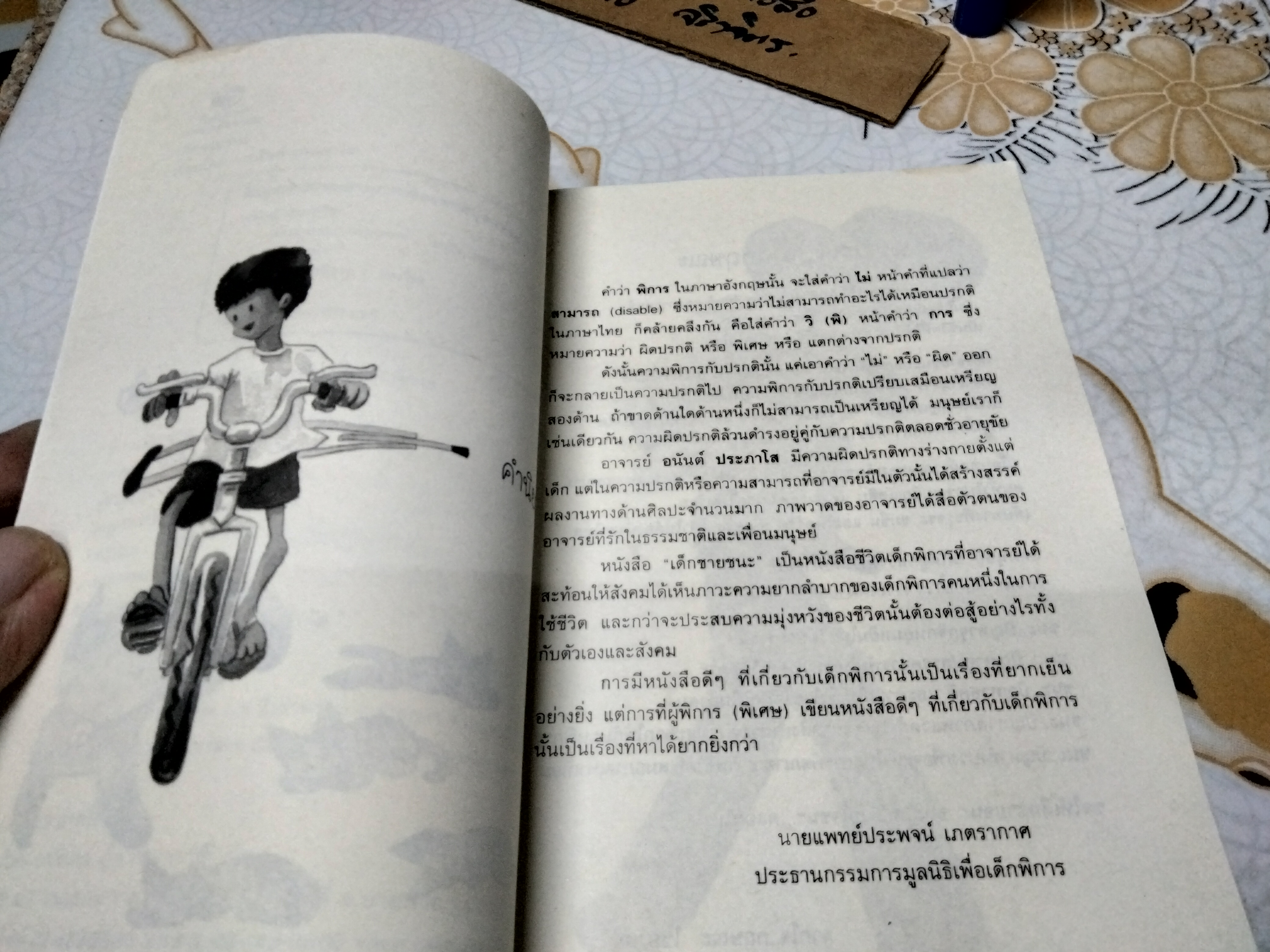 เด็กชายชนะ โดย อนันต์ ประภาโส ...เด็กพิเศษที่ไม่อยากเป็นคนพิเศษ **สินค้าหมด**