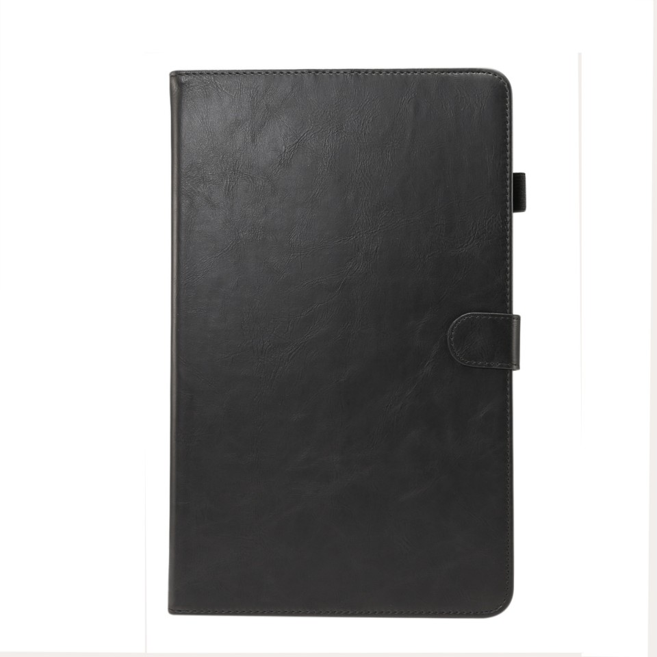 เคส Samsung Galaxy Tab A 10.5 (2018) T590 / T595 #เคสฝาพับหนัง PU ผิวหนังม้า Crazy Horse Texture PU Leather Wallet