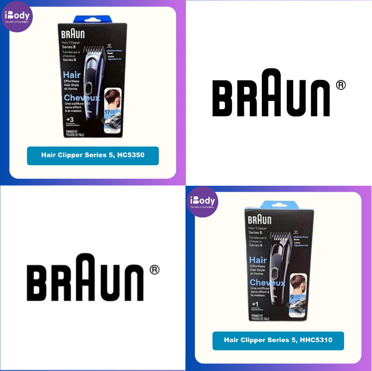 [Braun] Hair Clipper Series 5 ปัตตาเลี่ยนตัดผมไร้สาย เครื่องตัดผมไฟฟ้า
