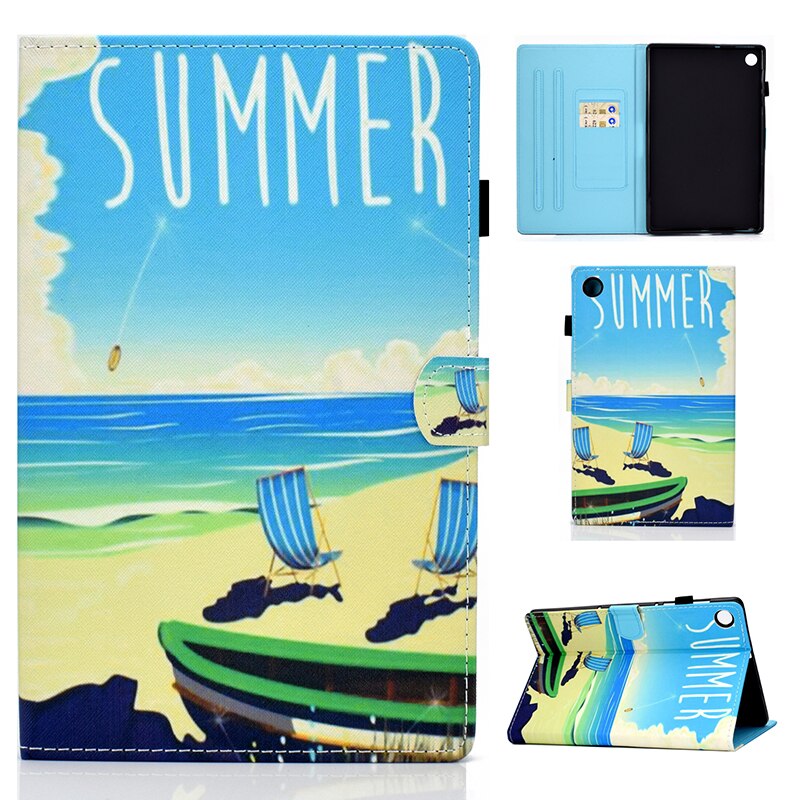 Case Huawei MatePad T8 8 นิ้ว #เคสฝาพับหนัง PU พิมพ์ลาย Pattern Printing Stand Leather