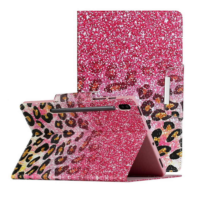 Case Samsung Galaxy Tab S6 T860 T865 #เคสฝาพับหนัง PU พิมพ์ลาย Pattern Printing PU Leather Flip