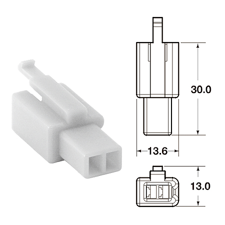 ปลั๊กต่อสายไฟในรถยนต์ AUTOMOTIVE CONNECTORS ,110 ML SERIES UNSEALED 1.25sqmm