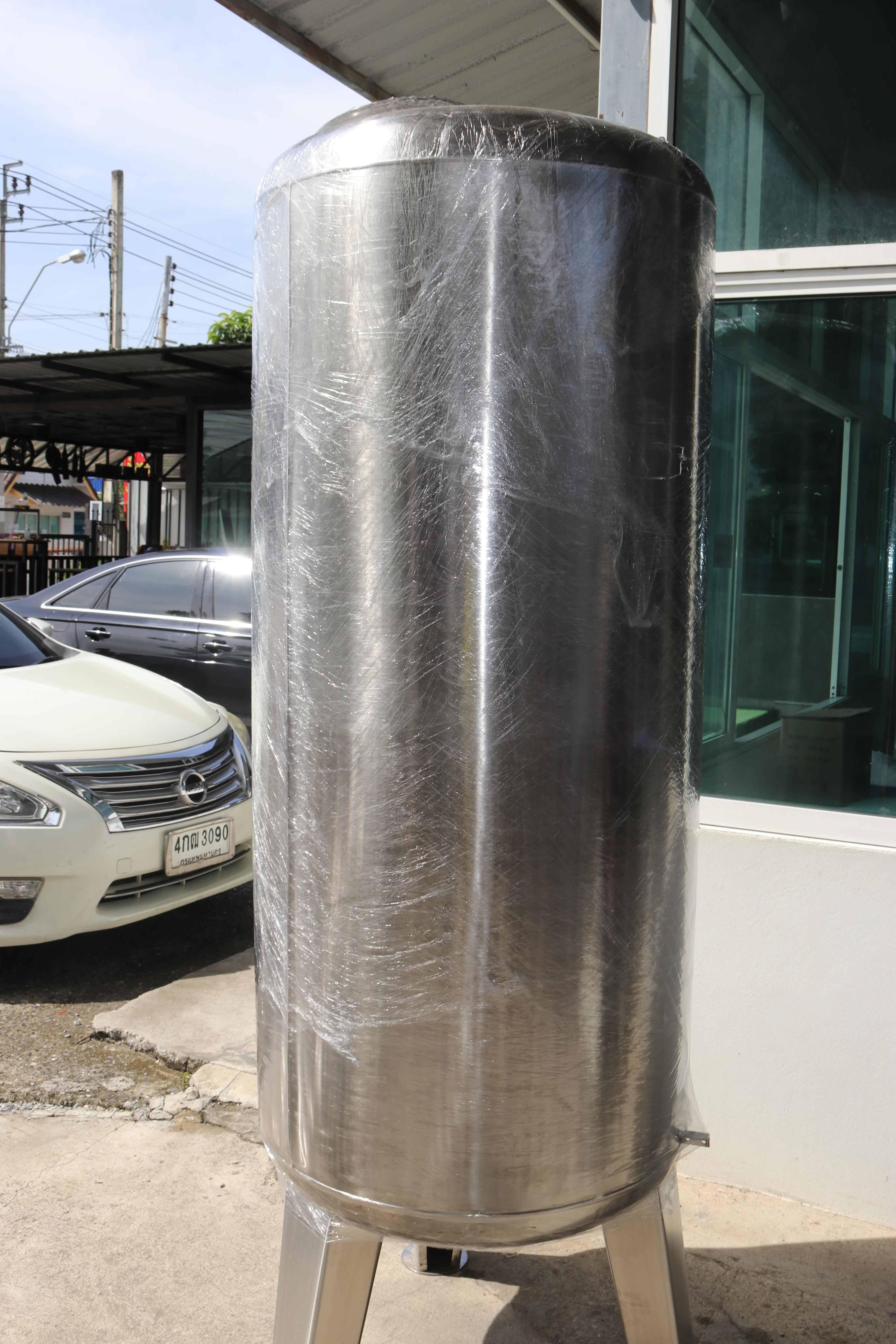 ถังกรองสแตนเลส18นิ้วสูง150หนา3mm