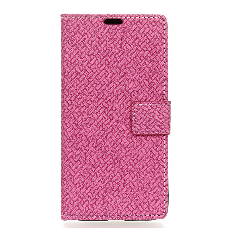 เคส Huawei nova 2i 5.9นิ้ว #เคสฝาพับแบบกระเป๋าสตางค์หนัง PU ลายถักทอสีสันสวยงาม
