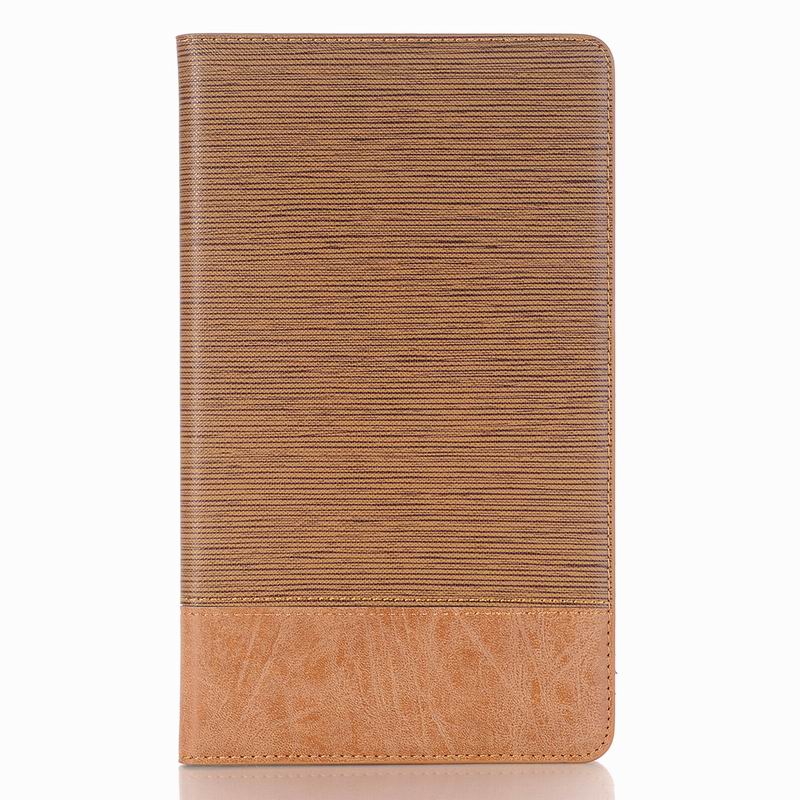 เคส Huawei MediaPad M5 (8.4 นิ้ว) #เคสฝาพับกระเป๋าสตางค์หนัง PU สมาร์ท 2 สี Bi-color Smart Stripe Leather Wallet