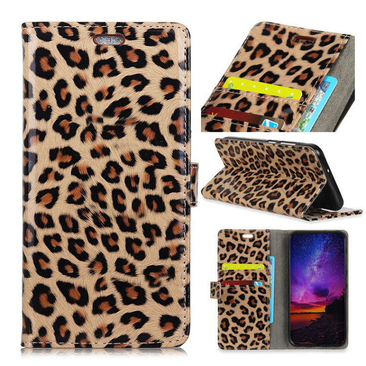 Case Huawei nova 6 #เคสฝาพับสไตล์กระเป๋าสตางค์ลายเสือดาว