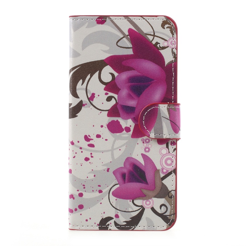 Case Huawei P10 Plus สไตล์กระเป๋าสตางค์พิมพ์ลาย Pattern Printing หนัง PU