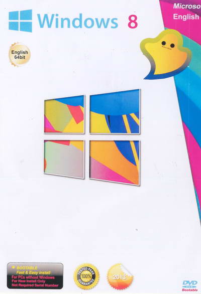 Windows 8 [64Bit] Ghost ( 1 DVD )