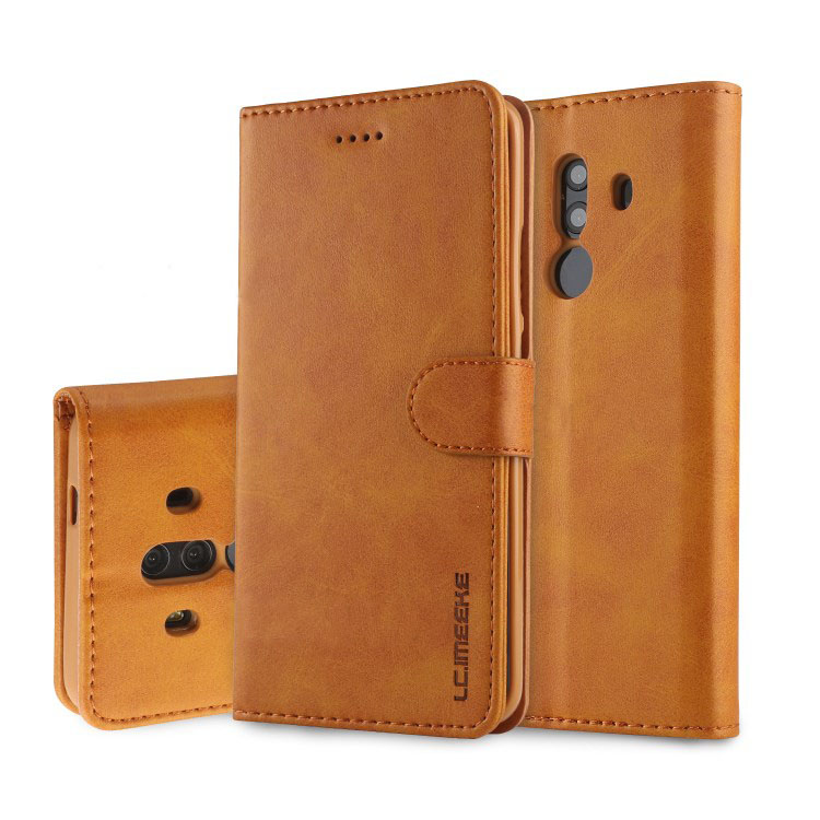 เคส Huawei Mate 10 Pro #เคสหนัง PU คุณภาพดี LC.IMEEKE สไตล์กระเป๋าสตางค์สวยหรูพร้อมช่องใส่การ์ด