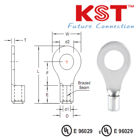 หางปลากลมเปลือย NON-SULATED RING TERMINALS