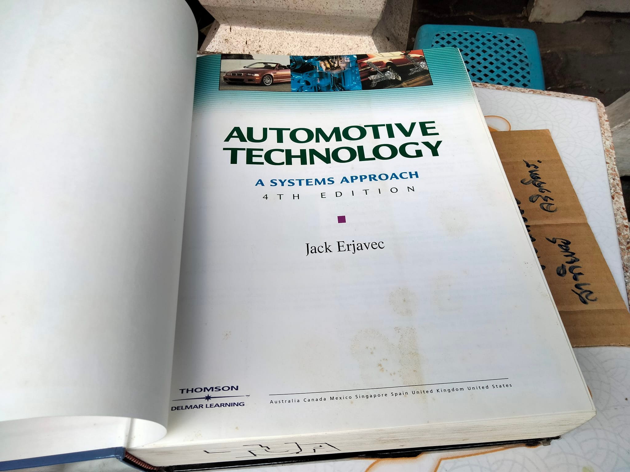 Automotive Technology A Systems Approach , 4th Edition by Jack Erjavec (มือสอง ปกแข็ง)