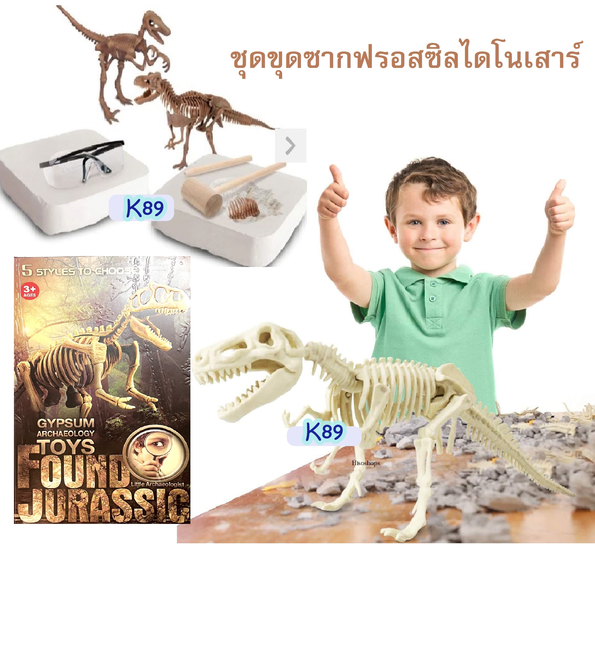 ชุดขุดฟอสซิลไดโนเสาร์