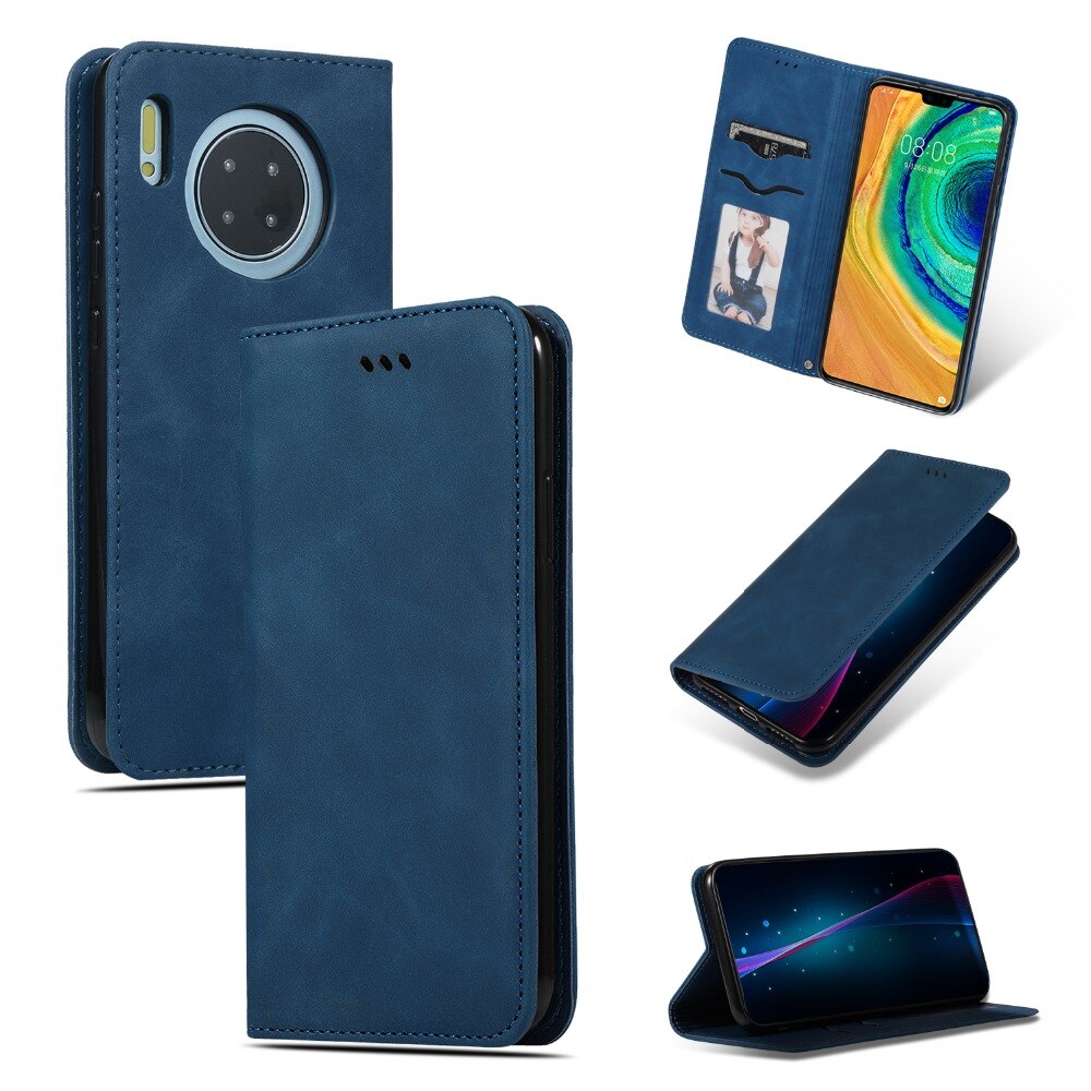 Case Huawei Mate 30 Pro #เคสฝาพับสไตล์วินเทจแบบกระเป๋าสตางค์หนัง PU