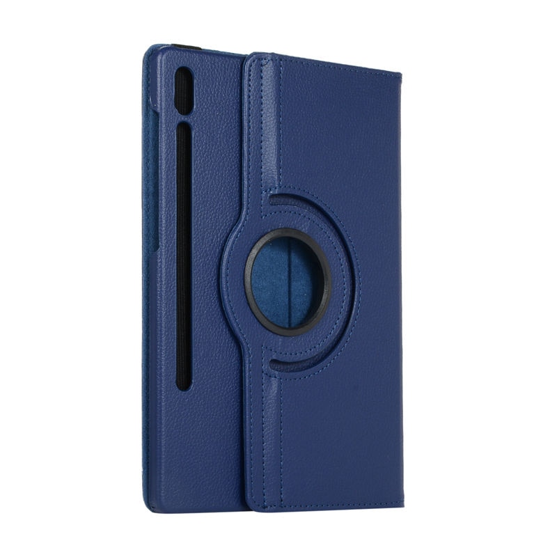 เคส Samsung Galaxy Tab S6 SM-T860 SM-T865 #เคสฝาพับหนังผิวลิ้นจี่ Litchi Grain 360 Degree Rotary