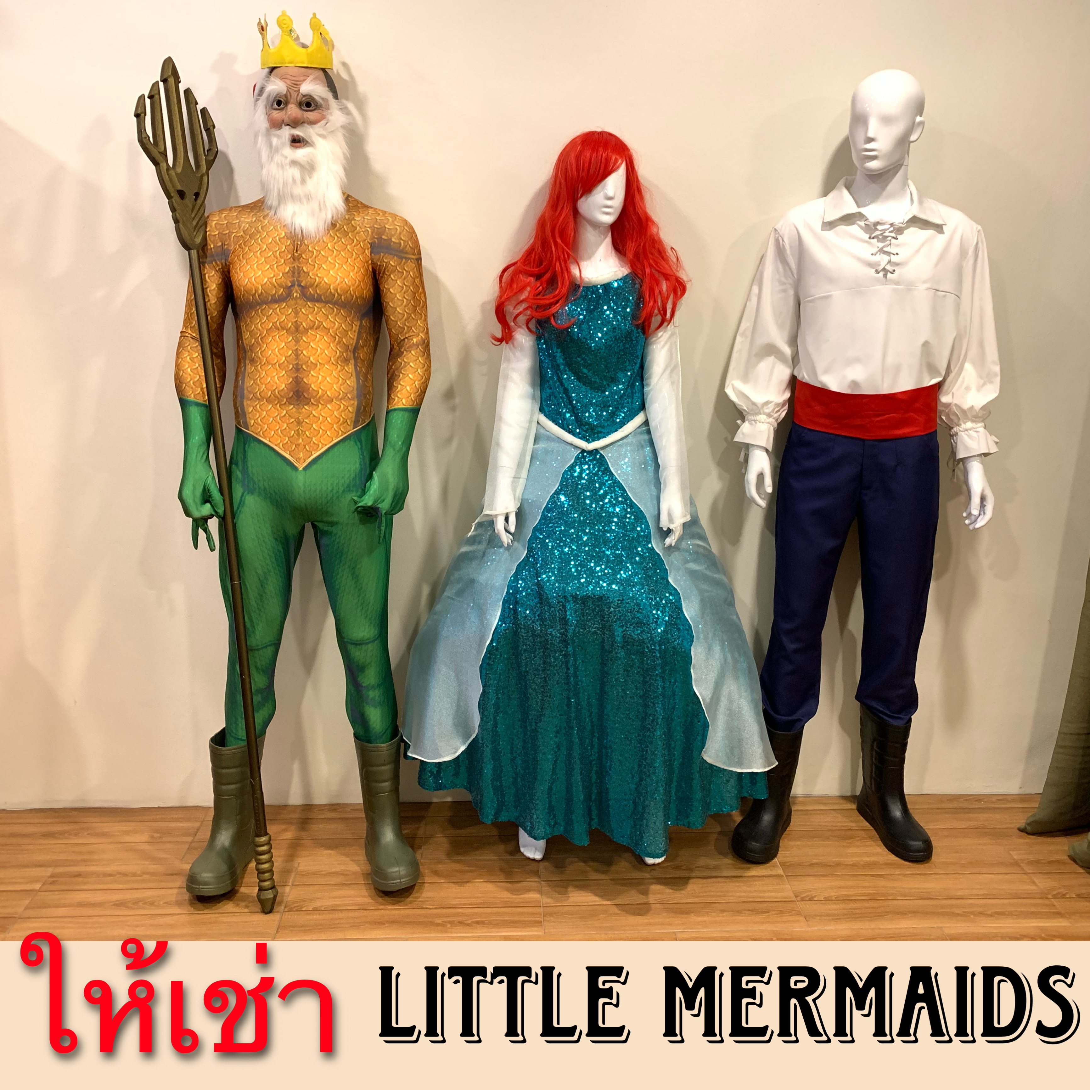 ให้เช่าชุดคอสเพลย์เจ้าหญิงนางเงือกแอเรียล Little Mermaid Costume