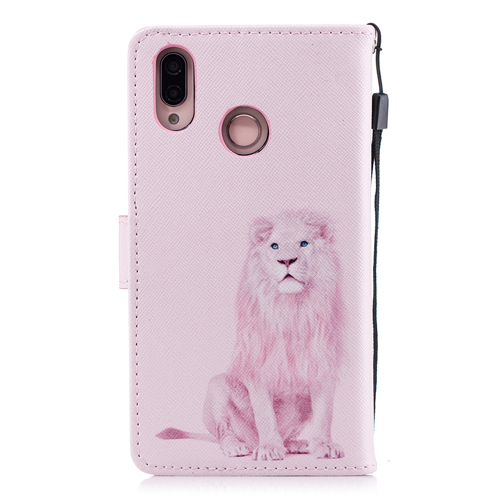 เคส Huawei P20 Lite / Nova 3e #เคสฝาพับหนัง PU พิมพ์ลวดลายสวยงามน่ารักๆ