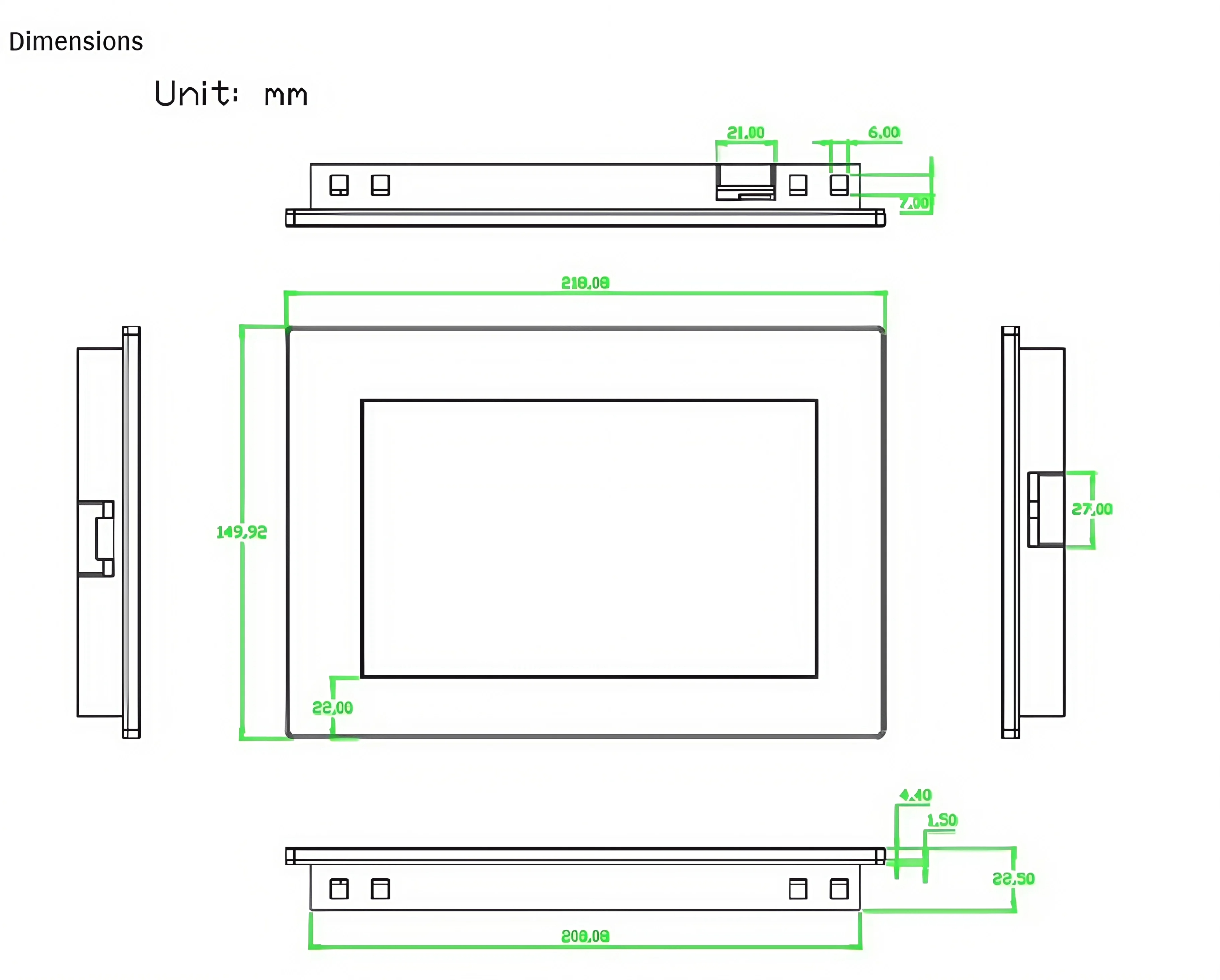 Nextion NX8048K070-011C NX8048K070-011R