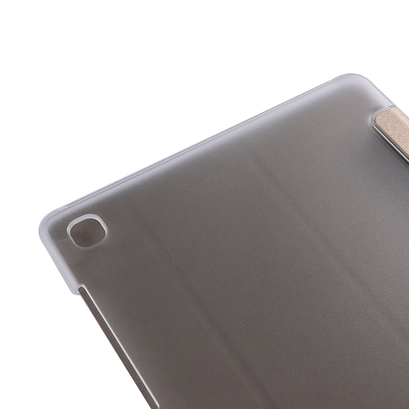 Case Samsung Galaxy Tab S6 Lite 10.4 SM-P610 P615 P617 #เคสฝาพับหนัง PU พับสามพับ Silk Texture Leather Stand Case