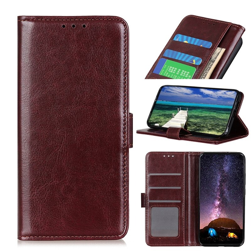 เคส Samsung Galaxy S22 Ultra 5G #เคสแบบฝาพับวัสดุหนัง PU ผิวเรียบมีสไตล์ Leather Material Simple Stylish Phone Cover